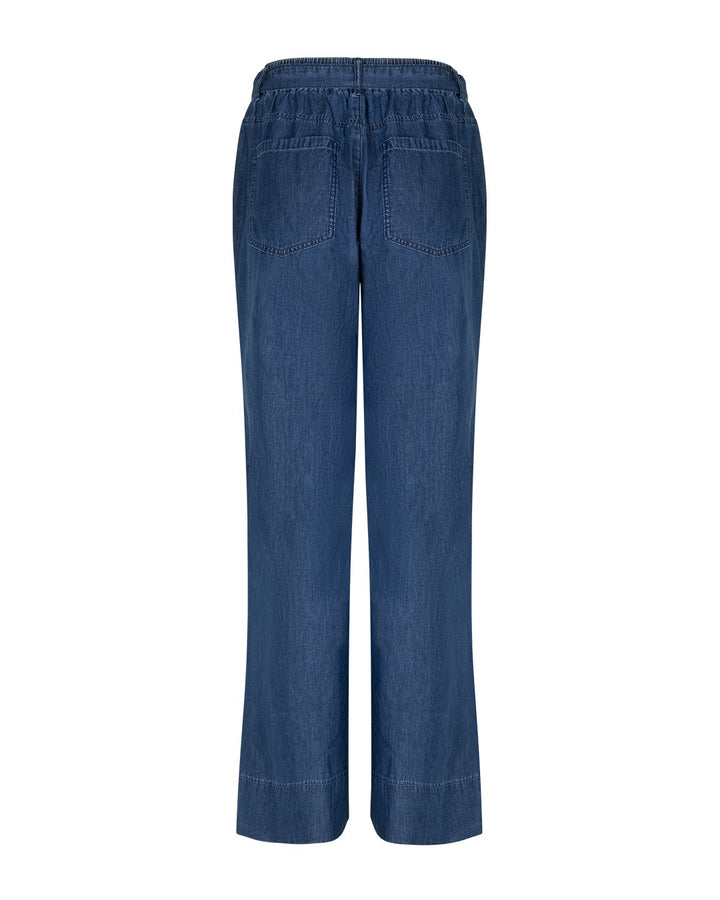 Claudette Palazzo denim rinse
