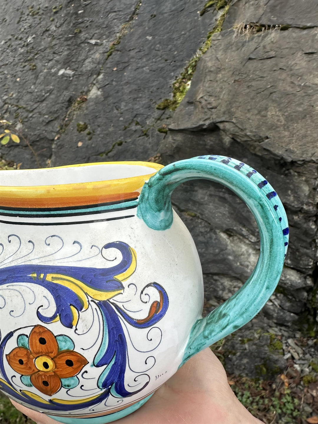 Vintage mugge H: 14,5 cm