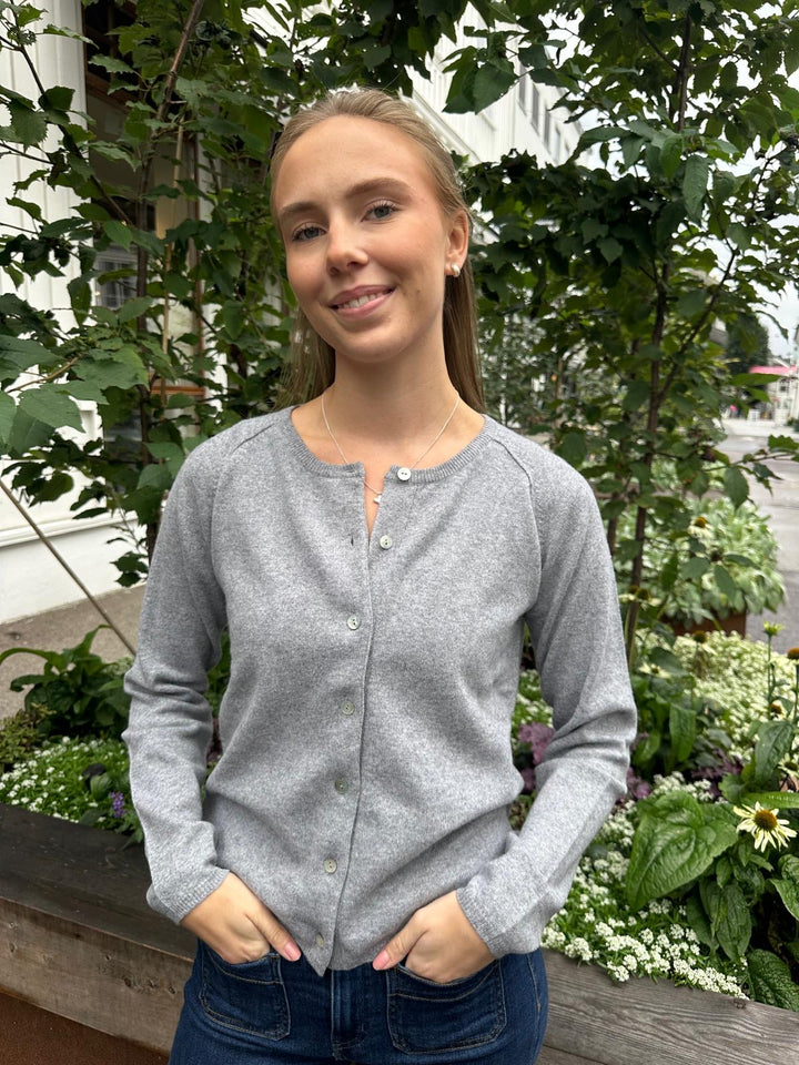 Cardigan cashmere marble melange