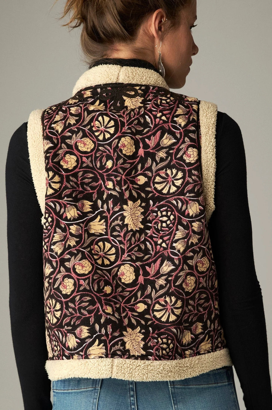 Juno vest ruby noir