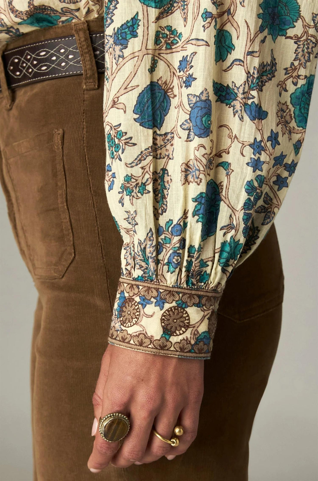 Kelly bluse verde provence