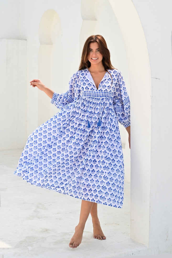 Eze kjole blue