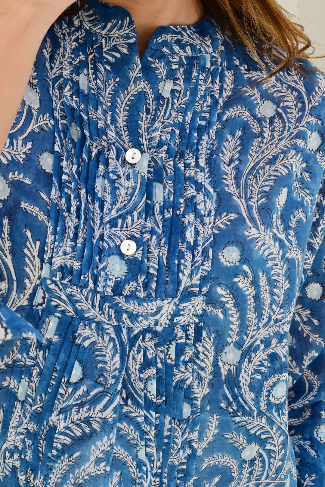 Bandol bluse biser blue