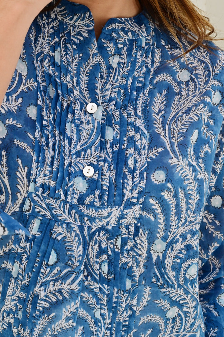 Bandol bluse biser blue