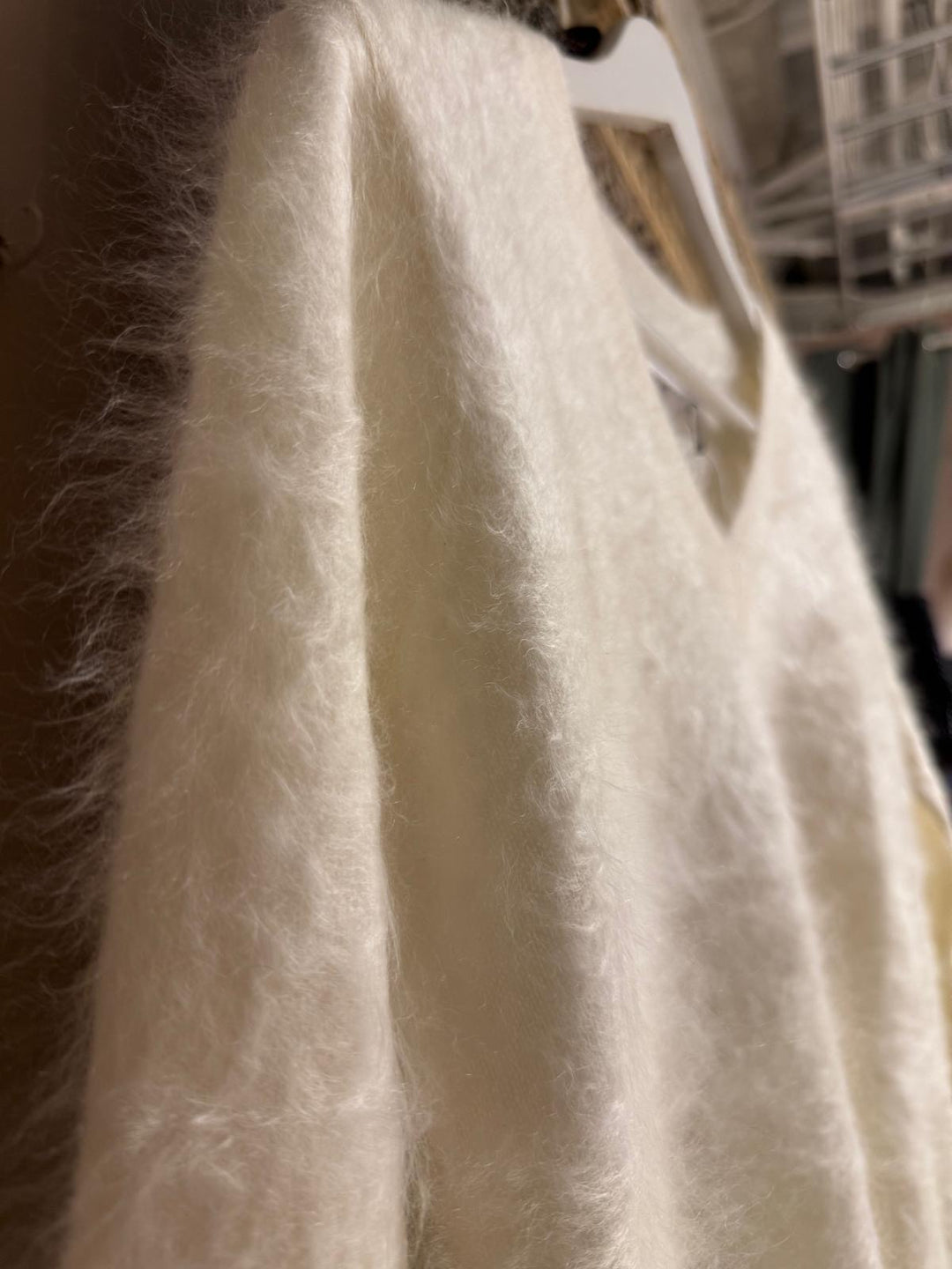Lima cashmere genser ecru