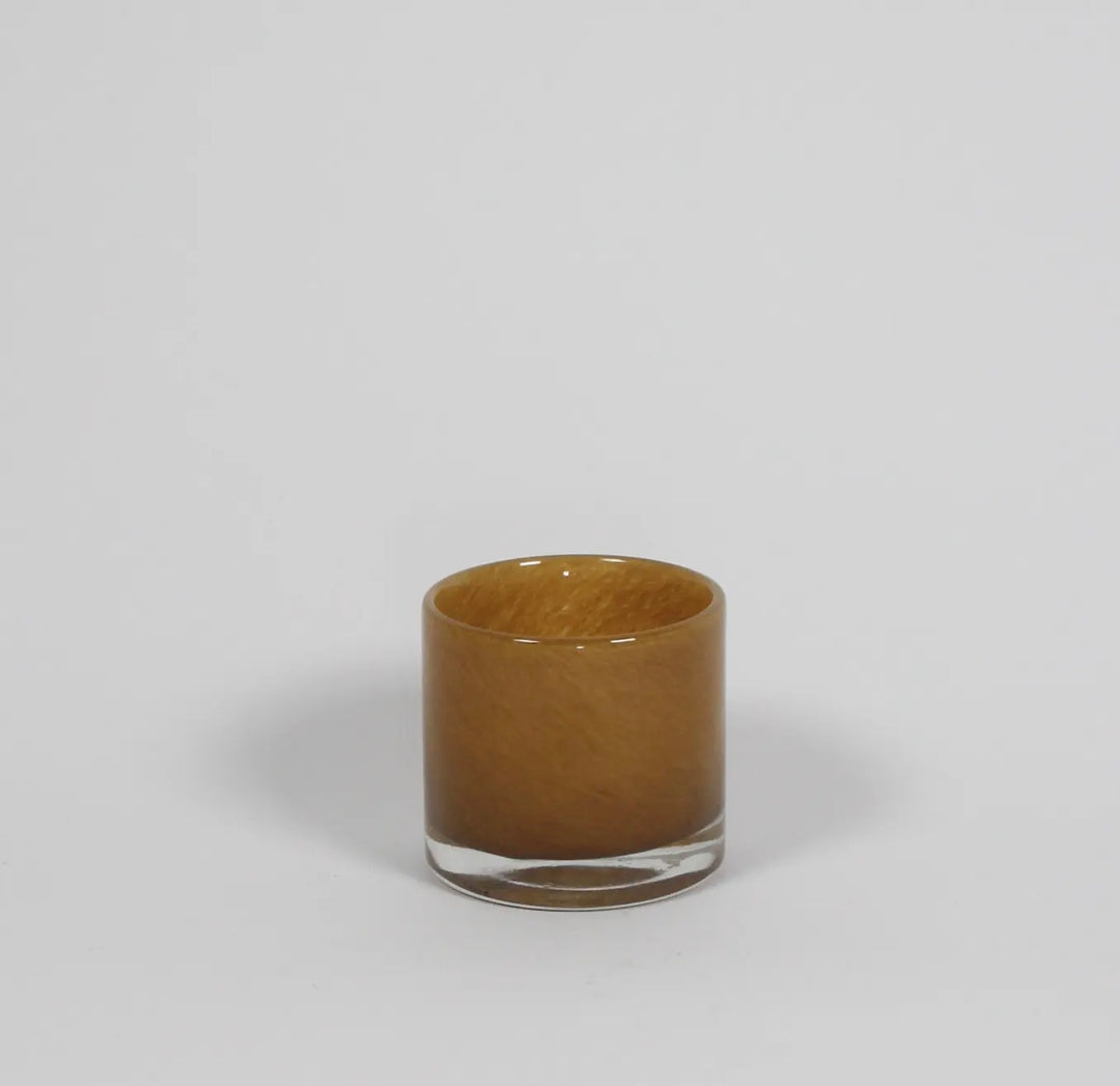 Nilla  telysholder H: 8 cm karamell