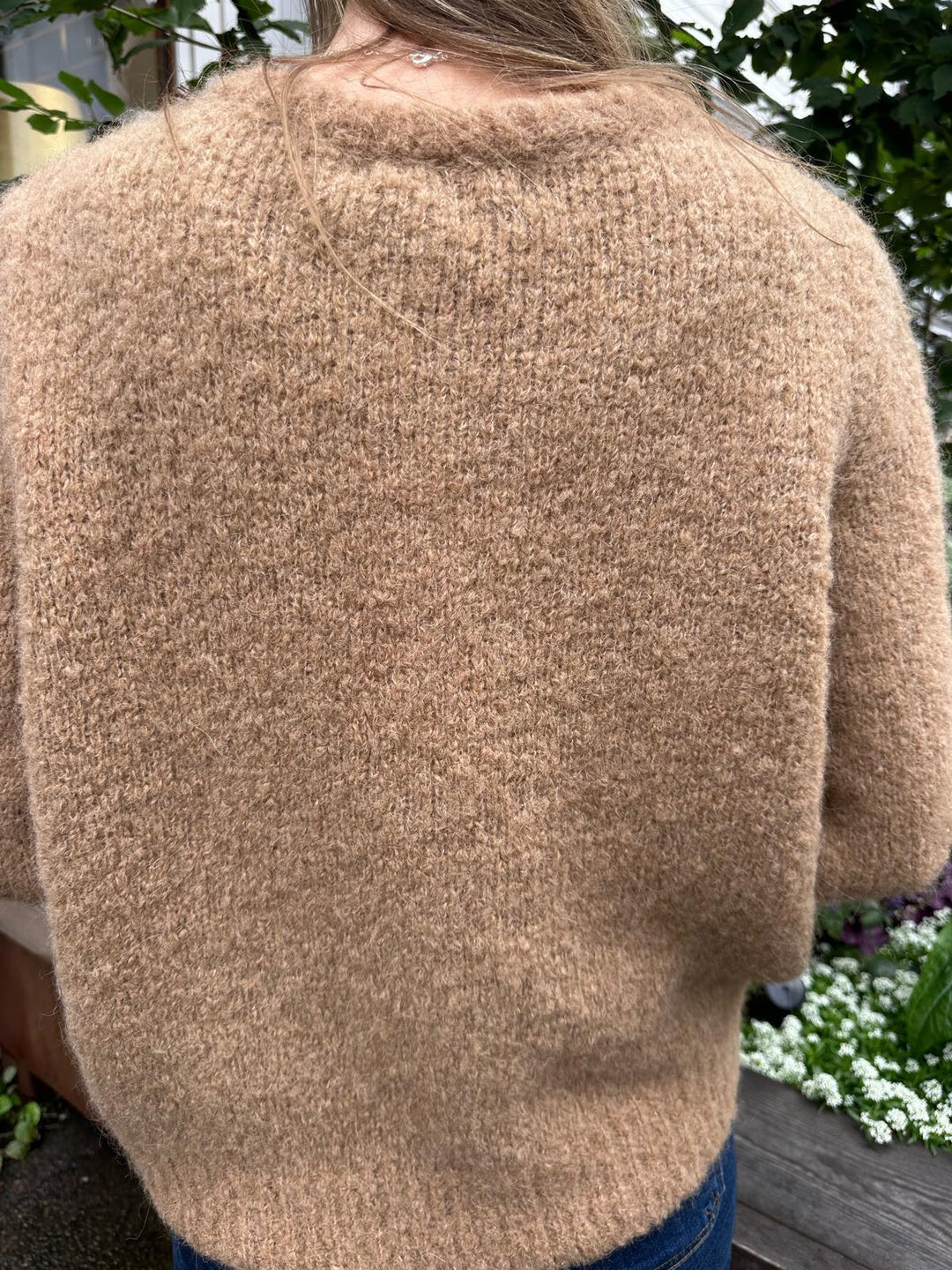 Hailey strikkejakke camel