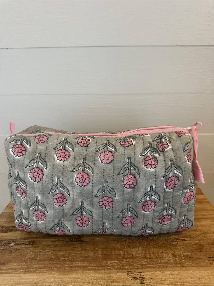 Toalettmappe blokktrykket Gabrielle