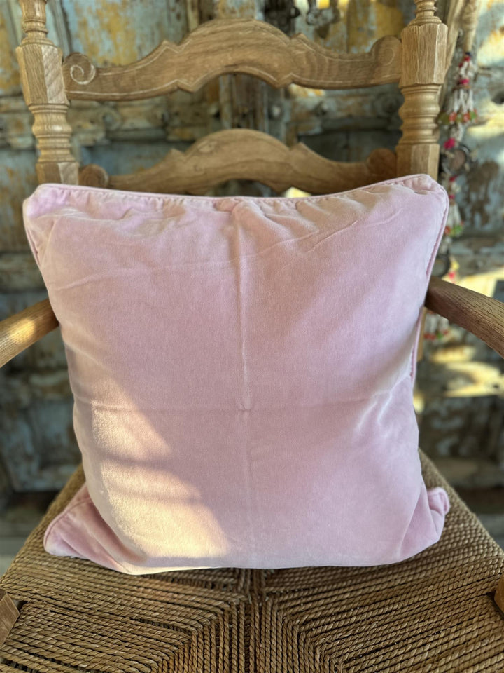 Putetrekk velur 50x50 cm Bubblegum pink  rulour