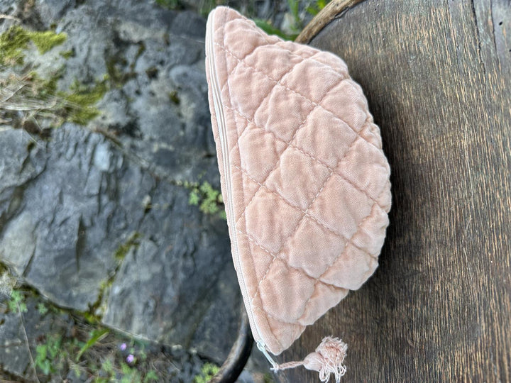 Sminkepung velur 15xH10 cm Peach bloom