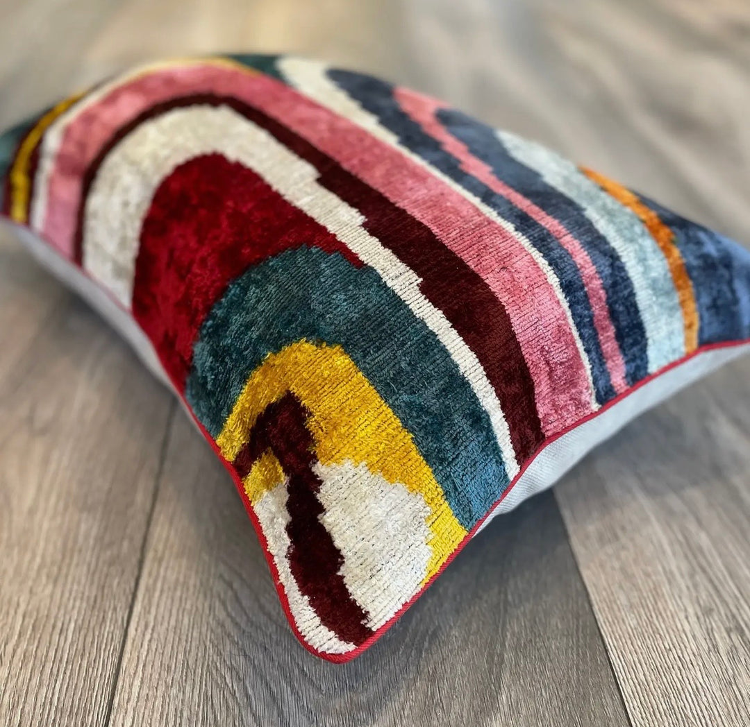 Velvet ikat putetrekk Picasso 40 x 60 cm