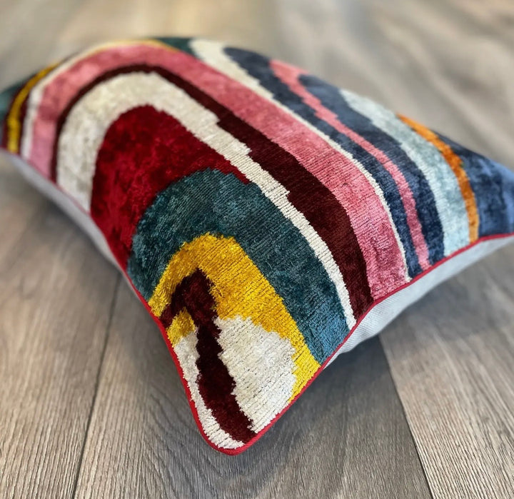 Velvet ikat putetrekk Picasso 40 x 60 cm