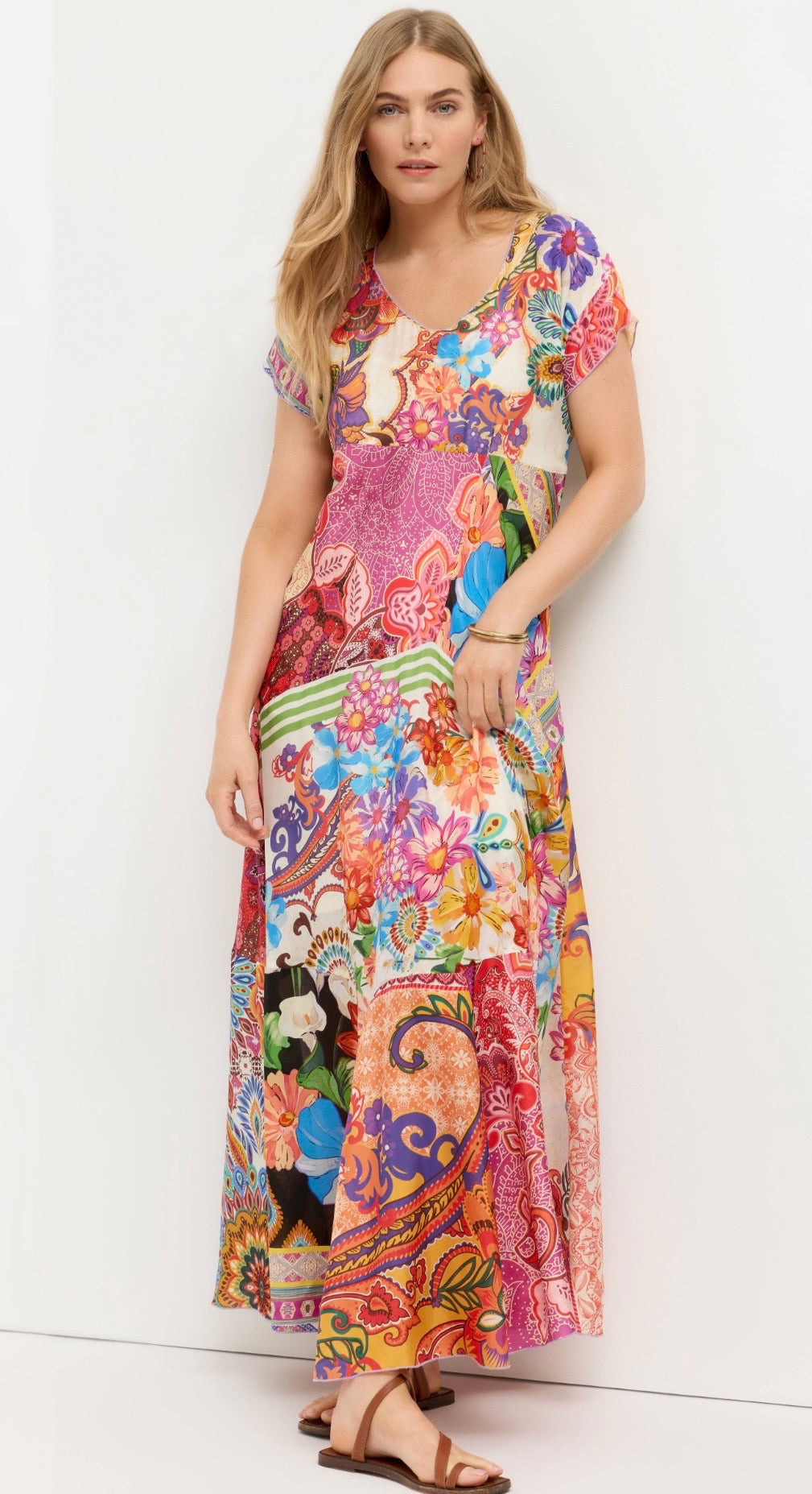 Patchwork kjole