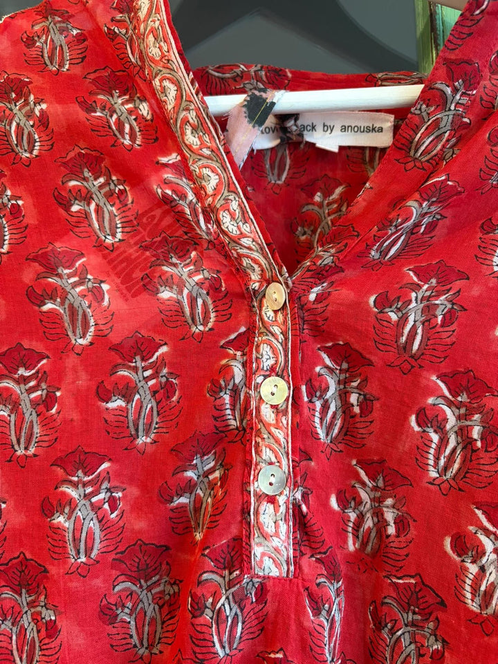 Athina bluse rød