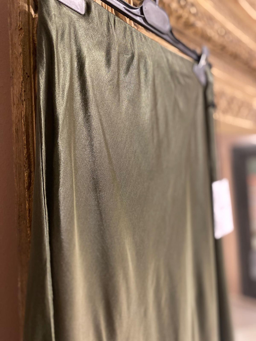 Skjørt Jupe sateng kaki