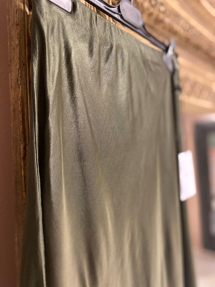 Skjørt Jupe sateng kaki