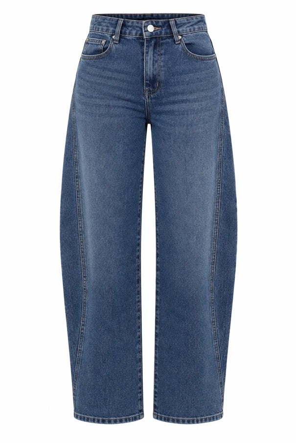 Bukse barrel jeans