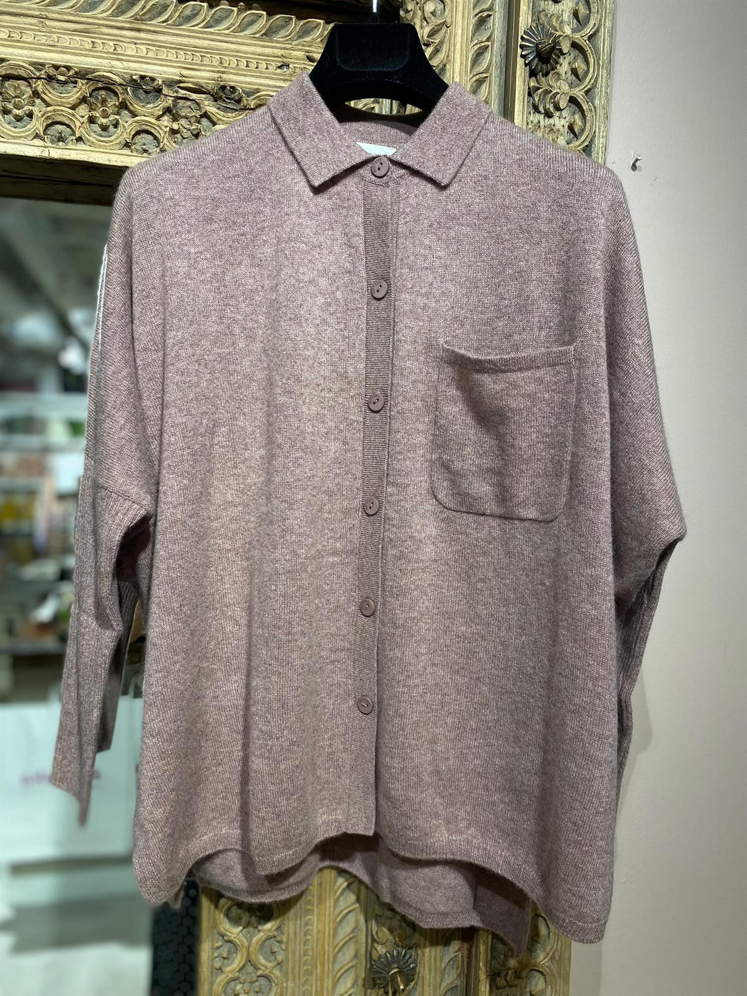 Andrea 100% cashmere granit