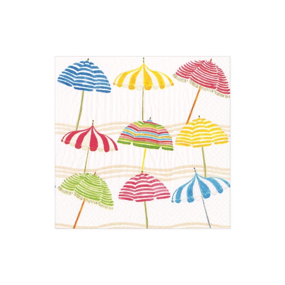 Papirserviett Cocktail-/kakeserviett Beach umbrellas