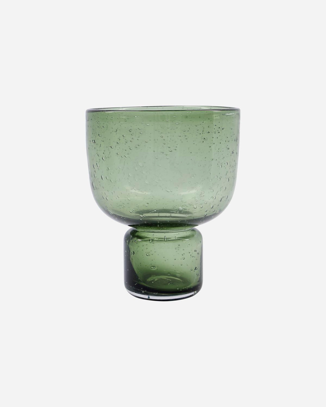 Farida vase H: 22 cm olivengrønn