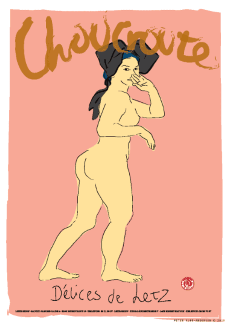 Plakat Choucroute 29,5 x 42 cm