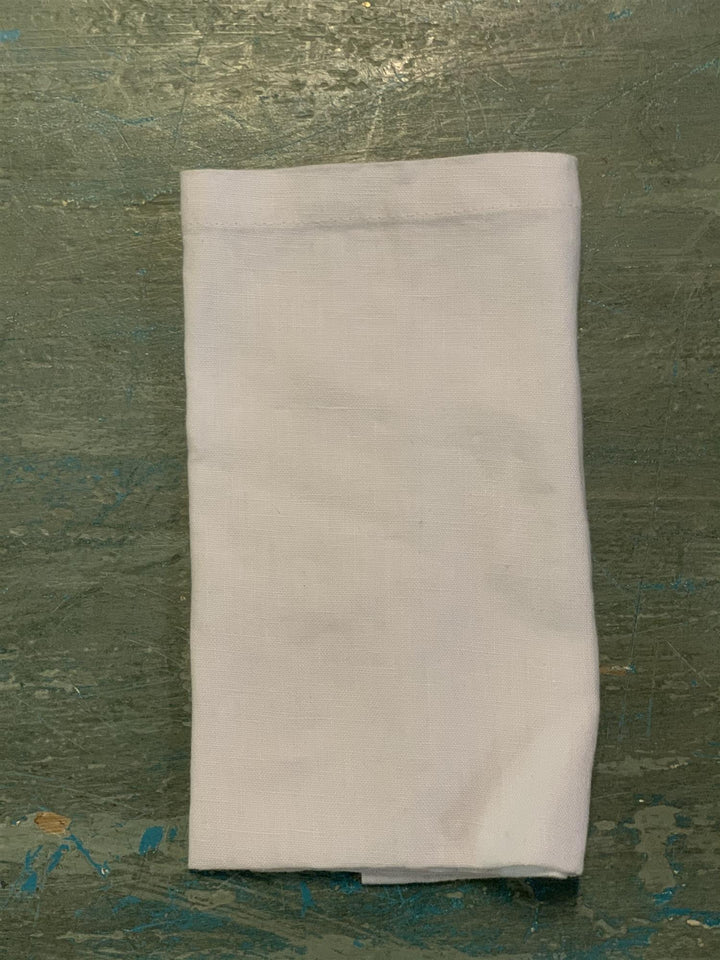 Serviett 100% lin 45x45 cm pure white
